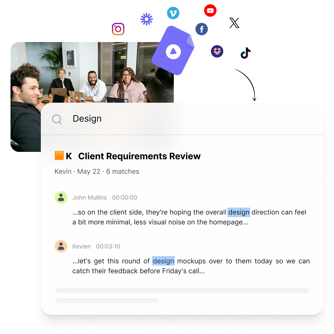 Feature - Transcribe Any Video to Accurate, Searchable Text